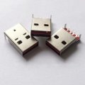 10PCS Positive And Negative Plug USB 4p Board End Male Sink Board SMT Double-Sided Plug Two Straight