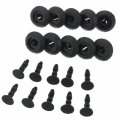 10x 7mm Nylon Bumper Clip Grille Push-Type Retainer For Toyota