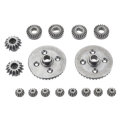 16PCS Upgraded Metal Gear for Wltoys 144001 12428 12423 124011 124301 RC Car Parts