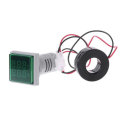 3pcs Green Light AC 60-500V 0-100A D18 Square LED Digital Dual Display Voltmeter Ammeter Voltage Gau