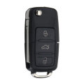 3 Buttons FOB Remote Key Case Shell w/ Battery CR2032 For VW