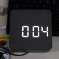 DS-6613 Square HD Mirror Alarm Clock Multifunction Digital Alarm Clock Mute LED Mirror Clock Makeup
