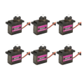 6X MG90S Metal Gear RC Micro Servo 12g for ZOHD Volantex Airplane RC Helicopter Car Boat Model