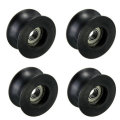 8Pcs 8mm U Trough Ball Bearing 0840UU Guide Pulley Sealed Rail Ball Bearing 8*40*20.7mm