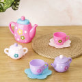Children`s Simulated Kitchen Flower Teapot Play House Game Indoor Toys
