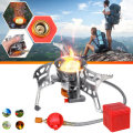 Automatic Gas Stove Windproof Cooking Stove Piezo Ignition Camping Stove Gas Burner Outdoor Travel P