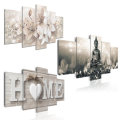 5 Panels Home Decorations Flowers Art Prints Picture Canvas Wall Unframed Paintings