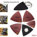 42pcs Sanding Accessories Set 60/80/120 Grit for Bosch Fein Oscillating Multitool Oscillating Tools
