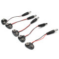15pcs DC 9V Battery Button Power Cable Tieline For