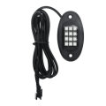 12V 5050 bluetooth 4+24 Key Remote Control Universal 160 LED RGB Rock Lights Kit Waterproof Music Ca