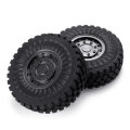 4PCS HG P602 1/12 Upgraded Alloy Wheel Rims Tires 6ASS-P07 RC Car Vehicles Model Spare Parts
