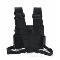 Chest 3 Pocket Harness Nylon Bag Pack Backpack Holster for Radio Walkie Talkie Two Way Radio