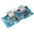 3pcs 3.7V To 5V 1A 2A Boost Module DIY Power Bank Mainboard Circuit Board Built In 18650 Lithium Bat