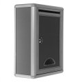 Retro Aluminum Mail Letter Post Storage Box Outdoor Lockable Mailbox Wall Mount Boxes