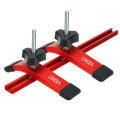 VEIKO 2 Set Quick Acting T-Track Hold Down Clamp with T Bolts and Silder Aluminum Alloy Woodworking