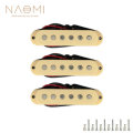 NAOMI 50mm Guitar Pickup 3PCS/Set Single-coil Guitar Neck Pickup Electric Guitar Pickup Neck/Middle/