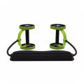 Abs Exercise Wheels Roller Stretch Elastic Abdominal Pull Rope Abdominal Muscle Trainer Home Fitness