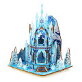 Wooden Ice Castle 3D DIY House Kit Puzzle Toys 3D Jigsaw Puzzle Assembly Model Educational Toy Chris