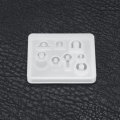 4Pcs Resin Casting Molds Kits Silicone Mold Making Jewelry Pendant Mould Craft