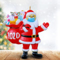 2020 Christmas Ornament Santa Wearing Mask In Quarantine Keepsake