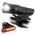 BIKIGHT Bike Light Kit 4-Modes Ultra-bright Bike Front Light & Eye-Catching Taillight Bicycle USB Ch