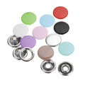 150 Sets Stainless Steel Buttons Snaps Fasteners Dummy Clips Press Studs 10 Colors