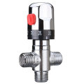 22mm Hot Cold Water Thermostatic Mixing Valve 3 Way Adjust Temperature Control Valve