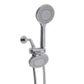 High Pressure 5 Water Discharge Modes 3 Way Dual Shower Head Combo with Extra Long Luxury Setting