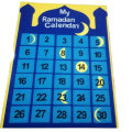 Ramadan Felt Hanging Calendar Felt Advent 30 Days Countdown Calendar Home Office Decor For Kids Gift