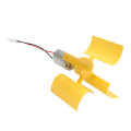 DC Micro Motor Small LED Lights Vertical Axis Wind Generator Wind Turbines Blades