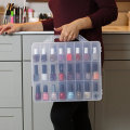 Nail Polish Holder Display Container Case Organizer Storage Box 48 Lattice Salon New
