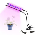 Dual Head 36LED Plant Grow Light 18W Plant Lamp USB Timing Adjustable Flexible Gooseneck for Indoor