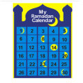 Ramadan Felt Hanging Calendar Felt Advent 30 Days Countdown Calendar Home Office Decor For Kids Gift