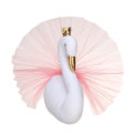 36cm 14" Golden Crown Swan Girl Swan Animal Doll Stuffed Plush Toy Home Decor