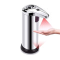250ml Automatic Chrome Bathroom Kitchen Liquid Soap Dispenser No-Touch Hand Free