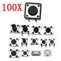 Total 1200pcs Tactile Tact Mini Push Button Switch Packet Micro Switch Bags 12 Types Each 100pcs SMD