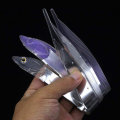 ZANLURE 2pcs/set Transparent White Squid Ribbonfish Lure Fishing Lure Bulit-in Reflector Sea Fishing