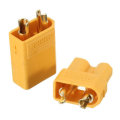 10 Pairs XT30 2mm Golden Male Female Non-slip Plug Interface Connector