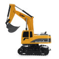1/24 6CH RC Excavator Engineer Truck Construction Vehicle Models For Kids Indoor Toys Metal Track