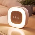 Smart X901 Bedroom Night Light Alarm Clock Touch Sensor LED Digital Snooze Clock Wake-Up Lamp From