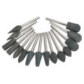 22pcs 3.1mm Shank Rubber Polishing Tips and Disc Kit for Rotary Tool