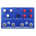 MOSKY AUDIO TONE MAKER 4 in 1 AMP Simulate/LOOP/Booster/delay Guitar Effect Pedals And True Bypass