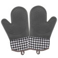 4 Pcs/set Silicone Heat Insulation Grips Oven Mitts Gloves Cooking Mitts for Kitchen Camping Picnic