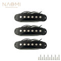 NAOMI 3pcs 48mm Guitar Pickups Single-coil Guitar Pickup Neck/Middle/Bridge Electric Guitar SET Guit
