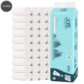 14 Rollers Toilet Paper Household Paper Towel Roll Facial Tissue Bathroom Coreless Primary Wood Pulp