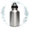 2L Large Stainless Steel Water Bottle Sports Exercise Drinking Kettle With Carrier Bag Holder