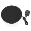 220V 20CM Black Velvet Top Rotary Display Stand Electric Rotating Display Turntable With Adapter