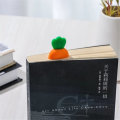 3D Stereo Carrot Shape Bookmark Fun Reading Book Folder Notes Letter for Students Stationery Gifts S