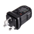 FUYI FY1872 UK Socket Tester Circuit Polarity Voltage Detector Wall Plug Breaker Finder RCD Test