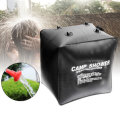40L Solar Shower Bag Heating Water Shower Bag Hot Water Bag with Pipe Shower Head Outdoor Camping Tr